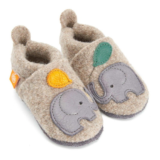 Orangenkinder - Hausschuhe Filh Elefant-Benni Orangenkinder
