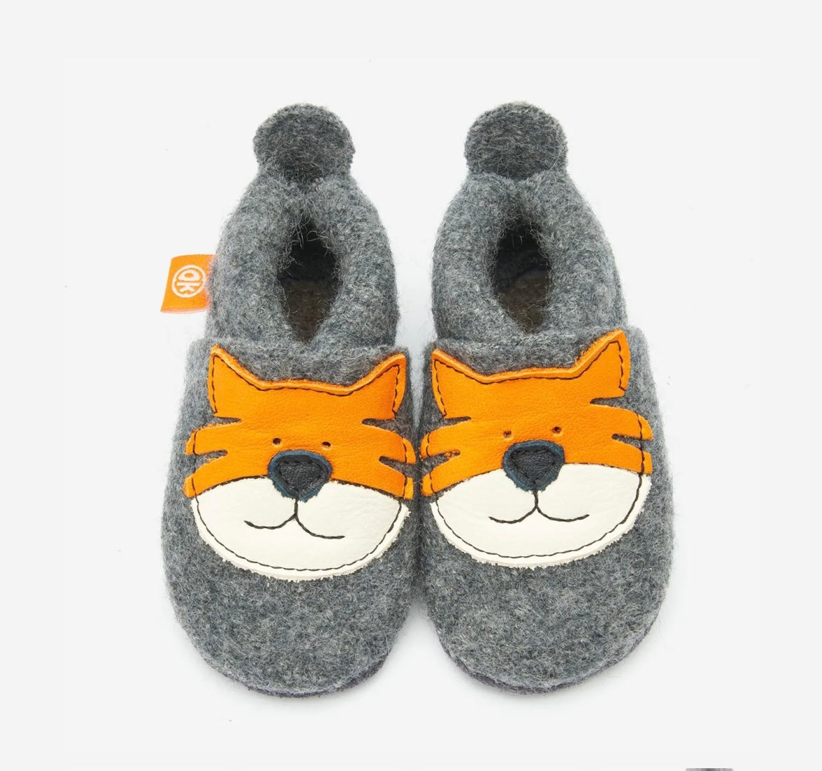 Orangenkinder Hausschuhe Wolli Tiger