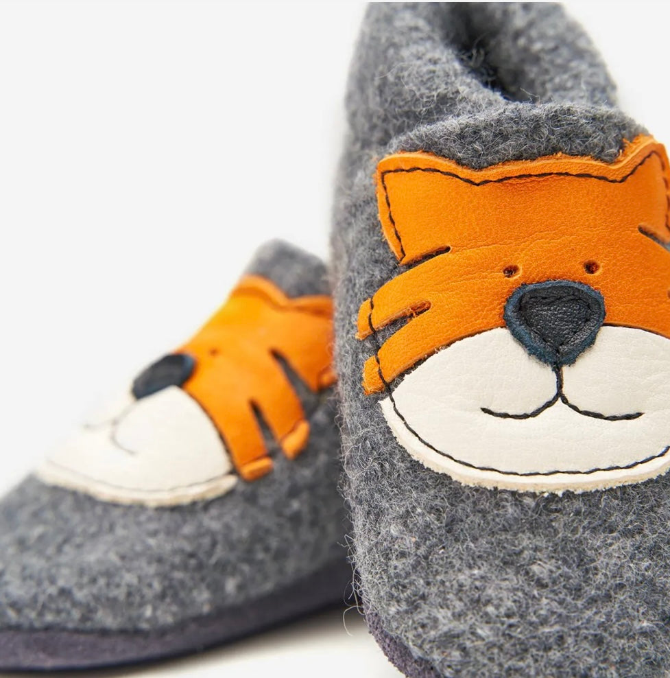 Orangenkinder Hausschuhe Wolli Tiger
